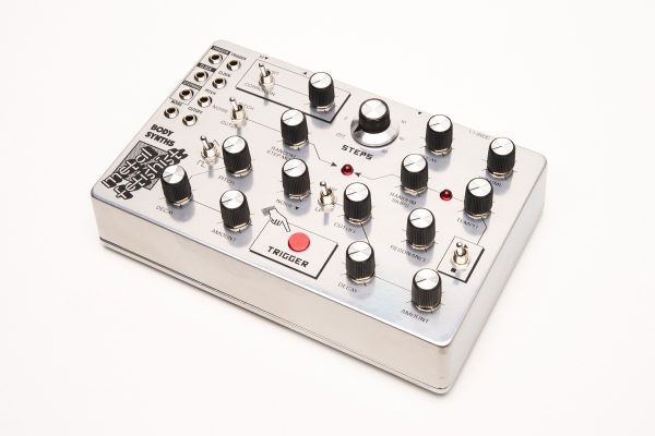 Body Synths Metal Fetishist desktop drum synth (Chrome Edition)